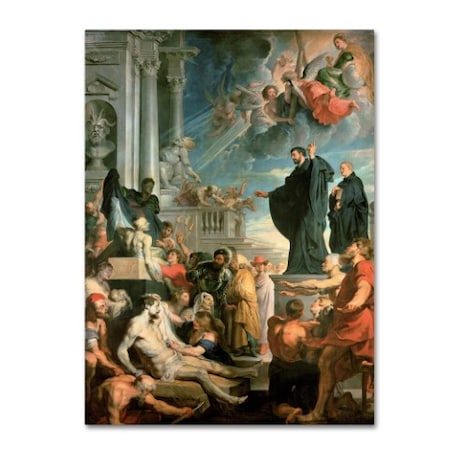 Peter Paul Rubens 'The Miracles Of St Francis Xavier' Canvas Art,18x24